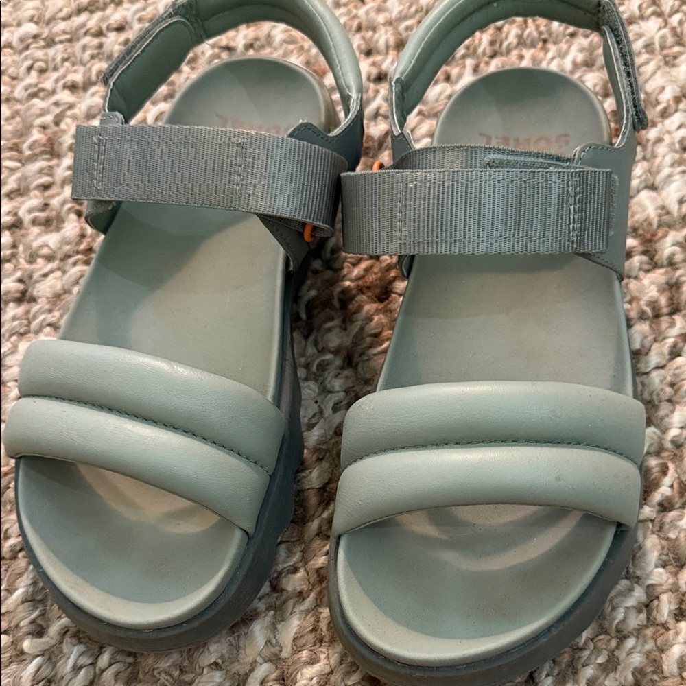 SOREL Light Sage Green Sport Sandals